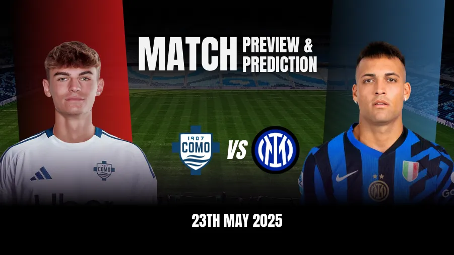 Como vs Inter Milan Prediction, Preview, Predicted Lineups Serie A, 2025